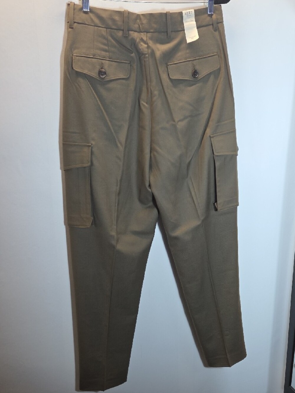 AE77 Olive Green Cargo Trousers Size 10 - Picture 2 of 7